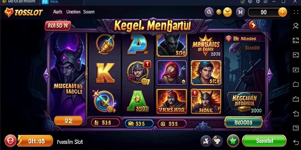 Screenshot gameplay mencekam dari 180SLOT di tengah kegelapan.