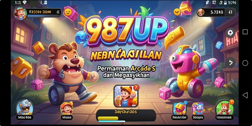 Gameplay seru 987UP yang menantang dan mengasyikkan.