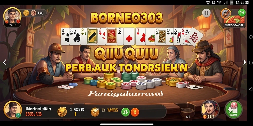 Tangkapan layar gameplay QiuQiu yang menegangkan dan seru.