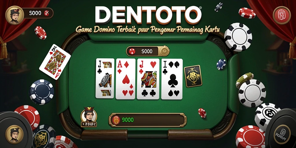 Tampilan gameplay DENTOTO yang penuh warna dan menarik.