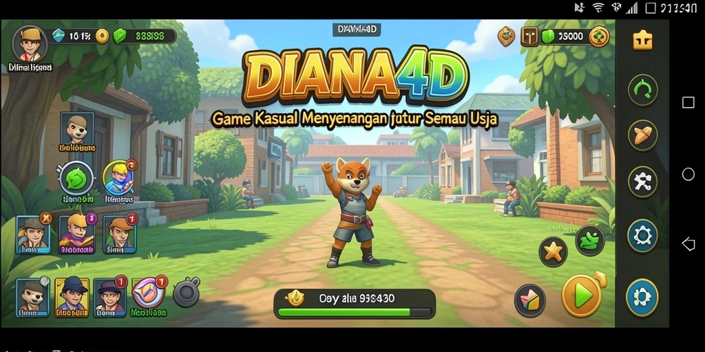 Tampilan menarik dan gameplay seru dari DIANA4D.