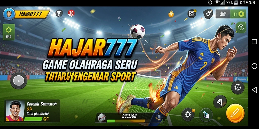 Tampilan gameplay HAJAR777 yang seru dan mendebarkan.