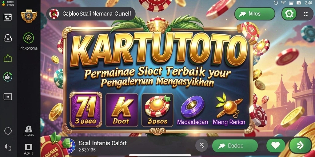 Tampilan gameplay Slot yang mengasyikkan di KARTUTOTO.