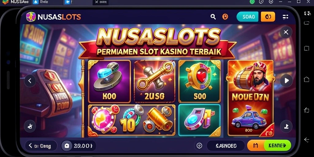 Gameplay seru NUSASLOTS dengan grafis yang menawan.