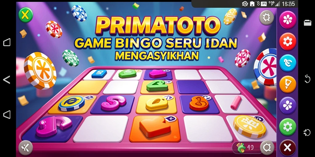 Tampilan gameplay seru dalam aplikasi PRIMATOTO.