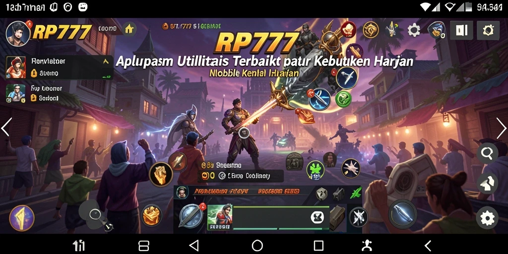 Screenshot utama RP777 menampilkan fitur pengingat dan pengelolaan tugas yang efisien.