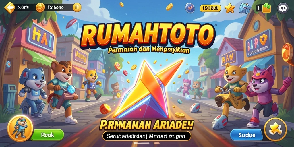 Screenshot gameplay RUMAHTOTO yang menampilkan aksi seru.