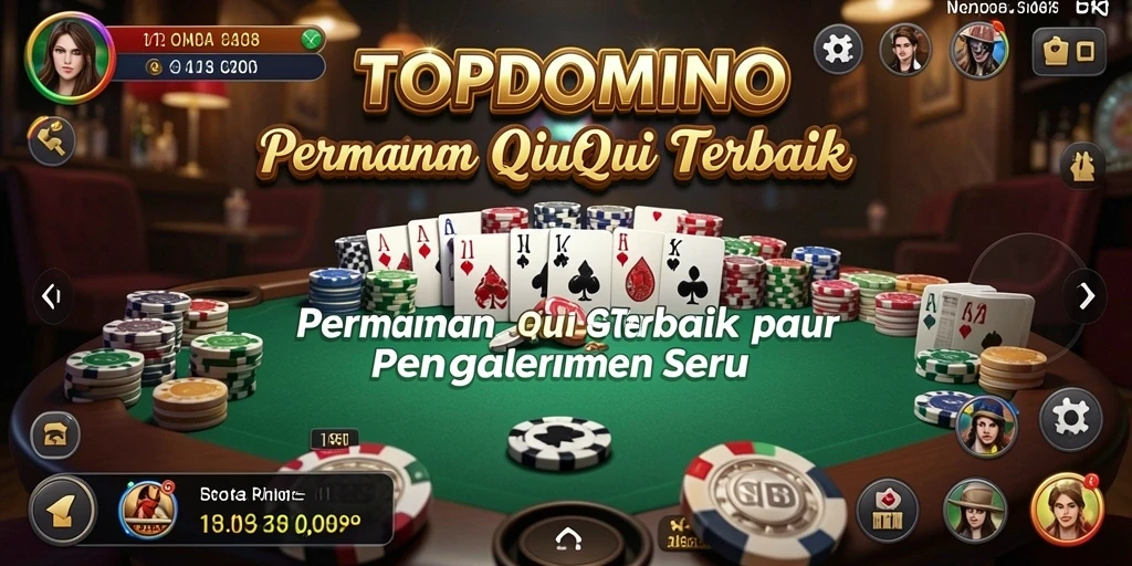 Gambaran menarik dari gameplay QiuQiu di TOPDOMINO.